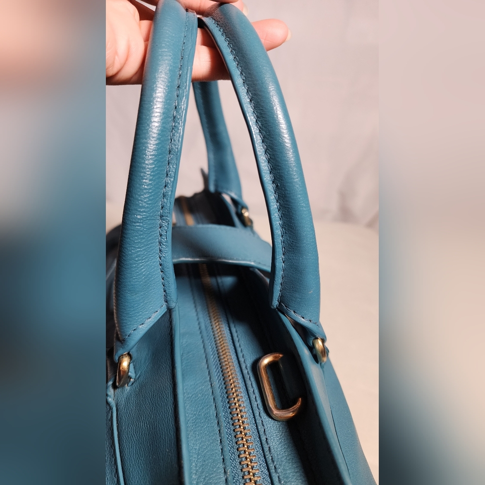 Yves Saint Laurent small cabas 2 way (orig strap not incl). Minor corner wear. - Picture 9 of 16